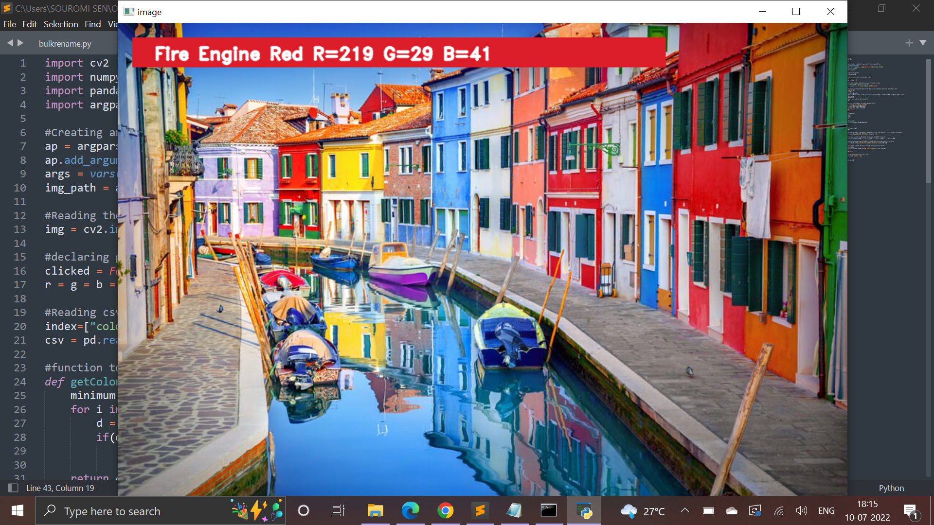GitHub - souromisen/Colour-Detection-with-OpenCV