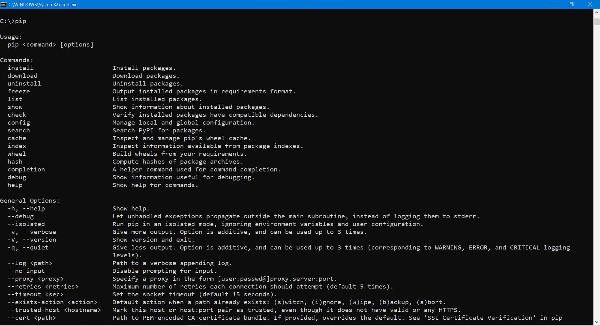 Github akshatsw pip not working solved