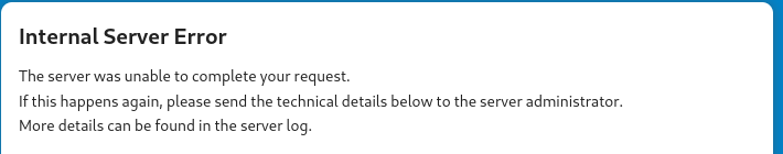 Internal Server Error after update to 2.26.4 · Issue #991 · the-djmaze ...