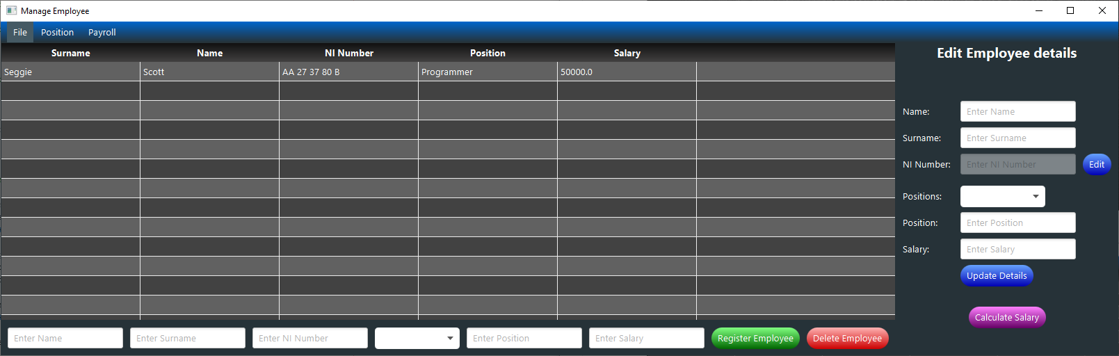 GitHub - Scott-Seggie/Payroll_Application: A Payroll Application ...