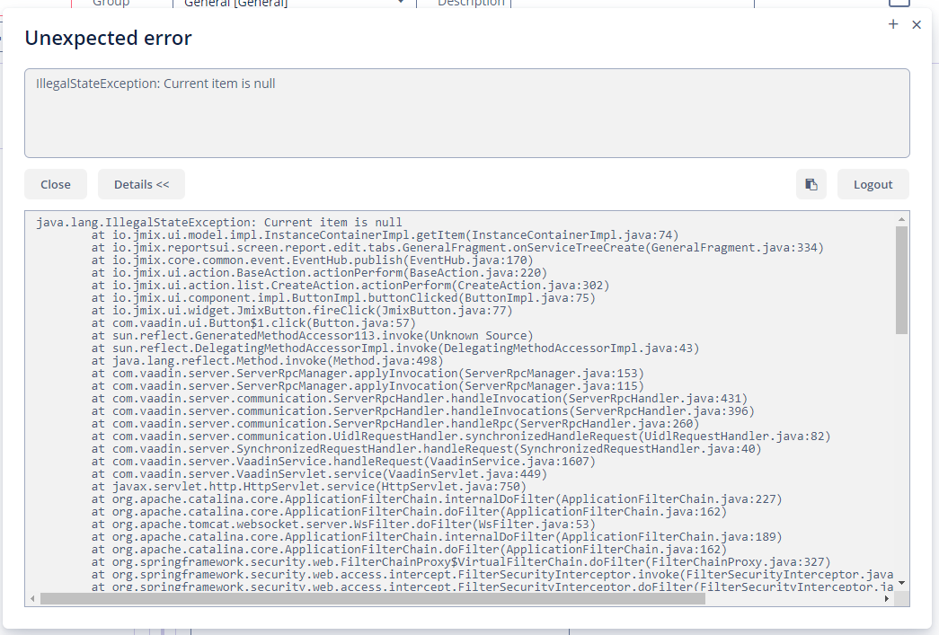 'IllegalStateException: Current item is null' exception when trying to ...