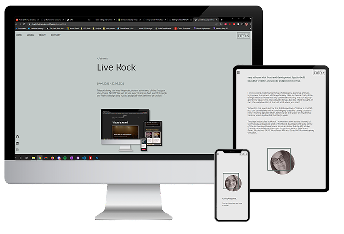 GitHub - InfiAest/charlottelucas-portfolio: 👩 My portfolio displaying ...