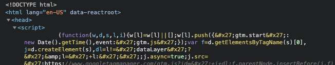 How to stop React from escaping quotes in inline scripts in static ...