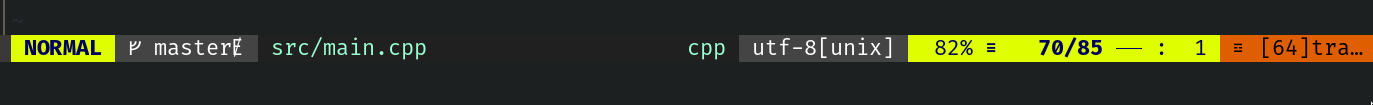 Neovim built-in statusline is shown when I change the window · Issue ...