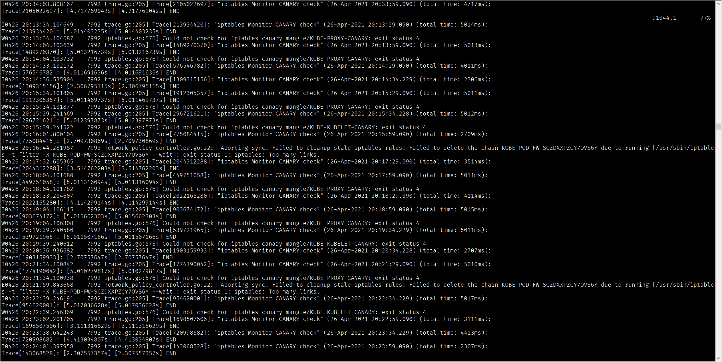 k3s causes a surge in the iptables chain · Issue #3251 · k3s-io/k3s ...