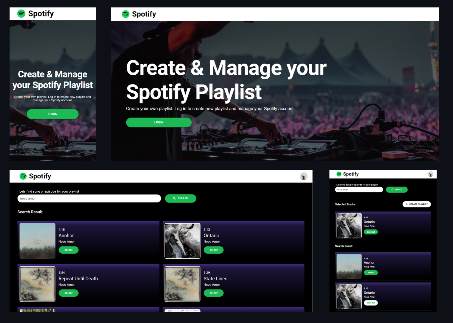 GitHub - tsaniahm/Spotify-P-G2FE2046: Spotify app is a website to ...