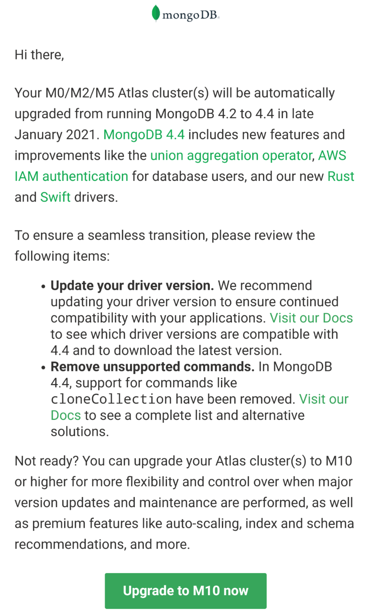 MongoDB Upgrade · Issue #6736 · nightscout/cgm-remote-monitor · GitHub
