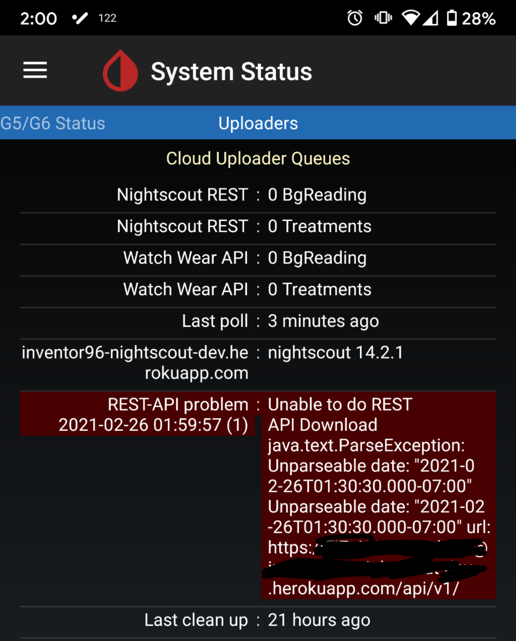 Unparseable date when Nightscout has DE_NORMALIZE_DATES enabled · Issue