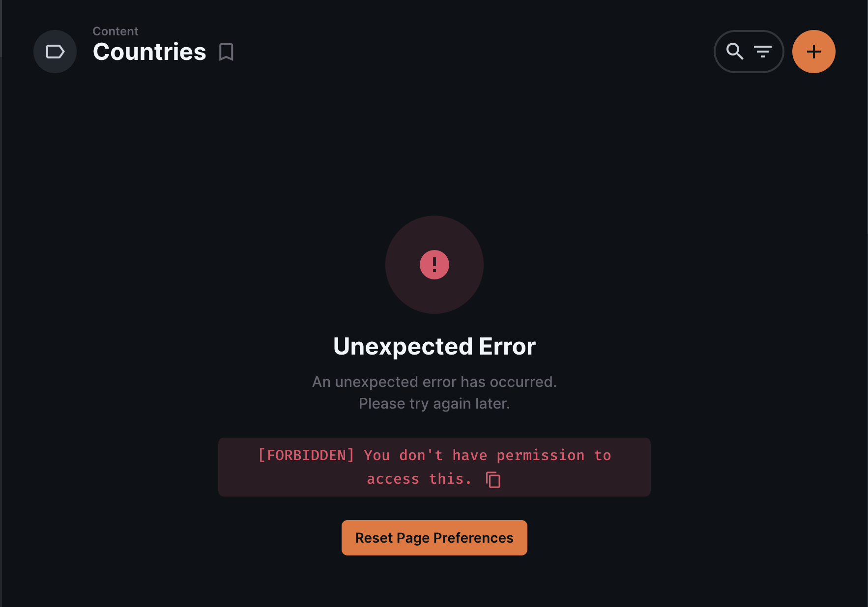 Cannot create/edit fields in collections that is just created. Data is ...