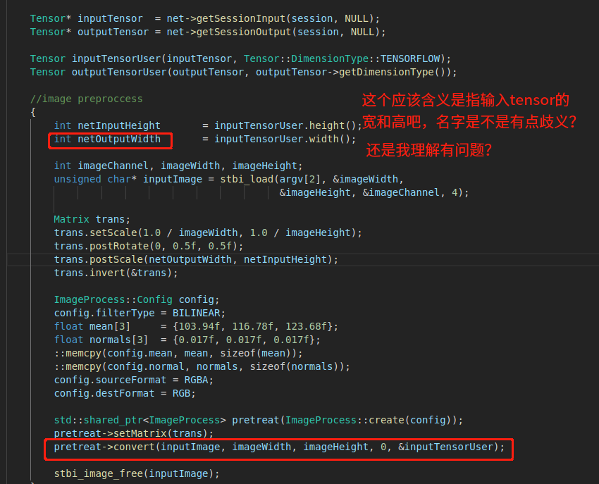 mobilenetTest.cpp 代码疑问 · Issue #303 · alibaba/MNN · GitHub