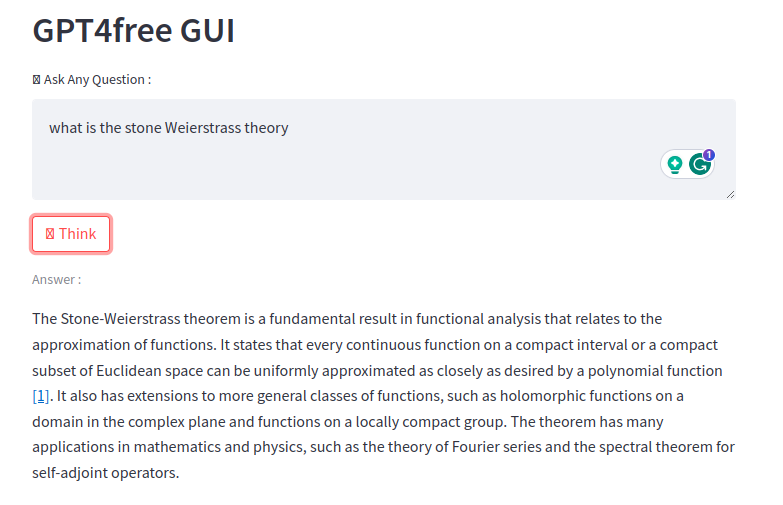 stone-weierstrass theory