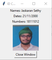GitHub - jaskaran-sethy/IdScanner: Id Card Scanner using Python with ...