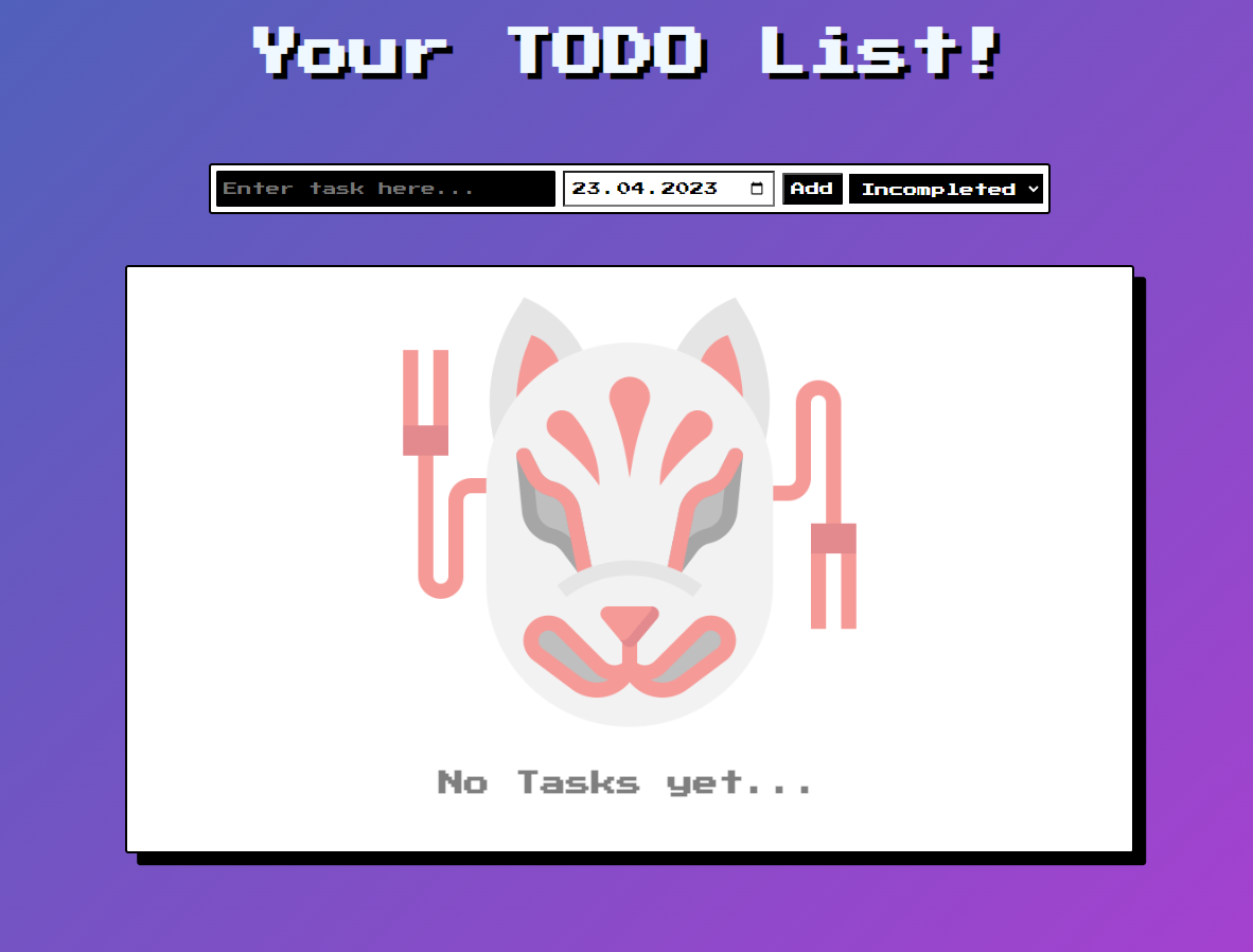 GitHub - kchaumeow/TODO-List: TODO list for you personal tasks