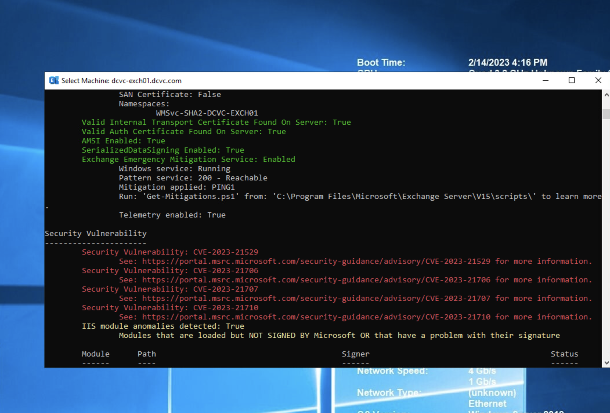 [Issue] Health Checker not recognizing Feb updates installed. reporting Exchange 2019 CU12 not