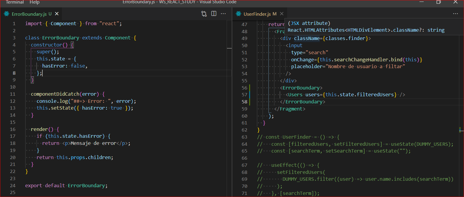 GitHub - wlopera/componet-class: Curso React - EUso de Componentes de ...