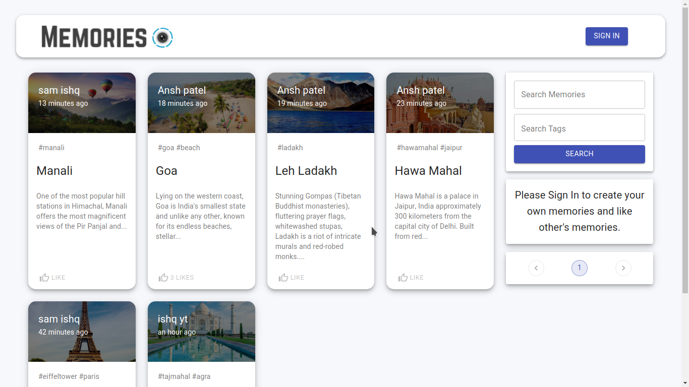 GitHub - sammy-cool/MEMORIES-APP: MEMORISE BLOG APP