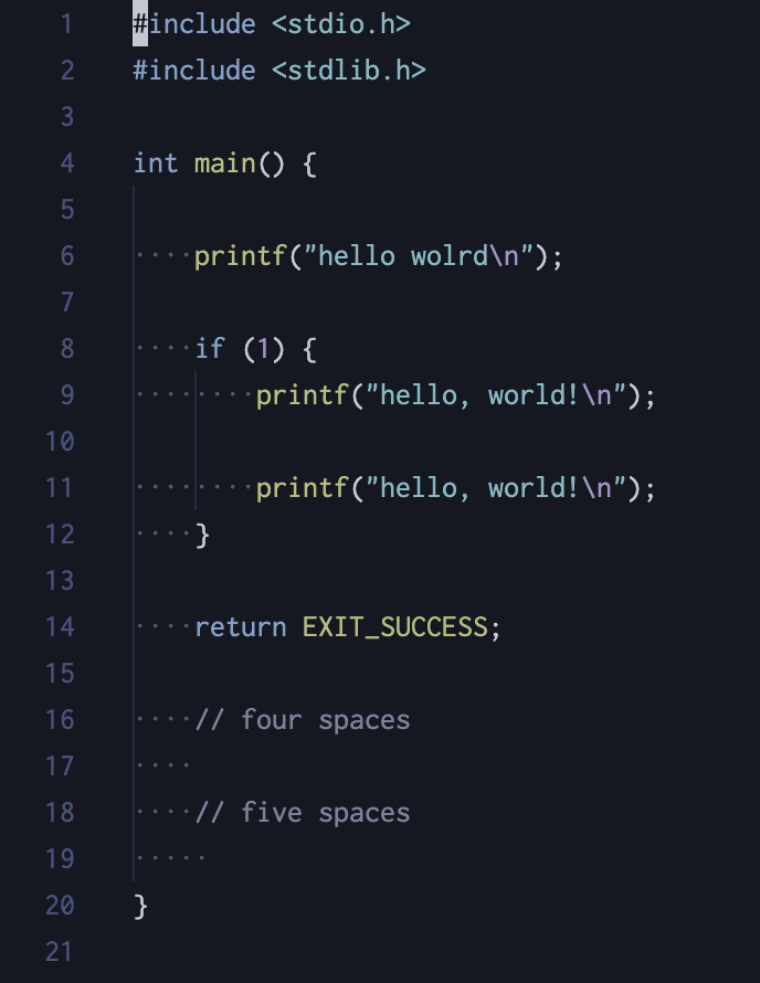 Indent is shown on one more level than it should be · Issue #7 · lukas ...