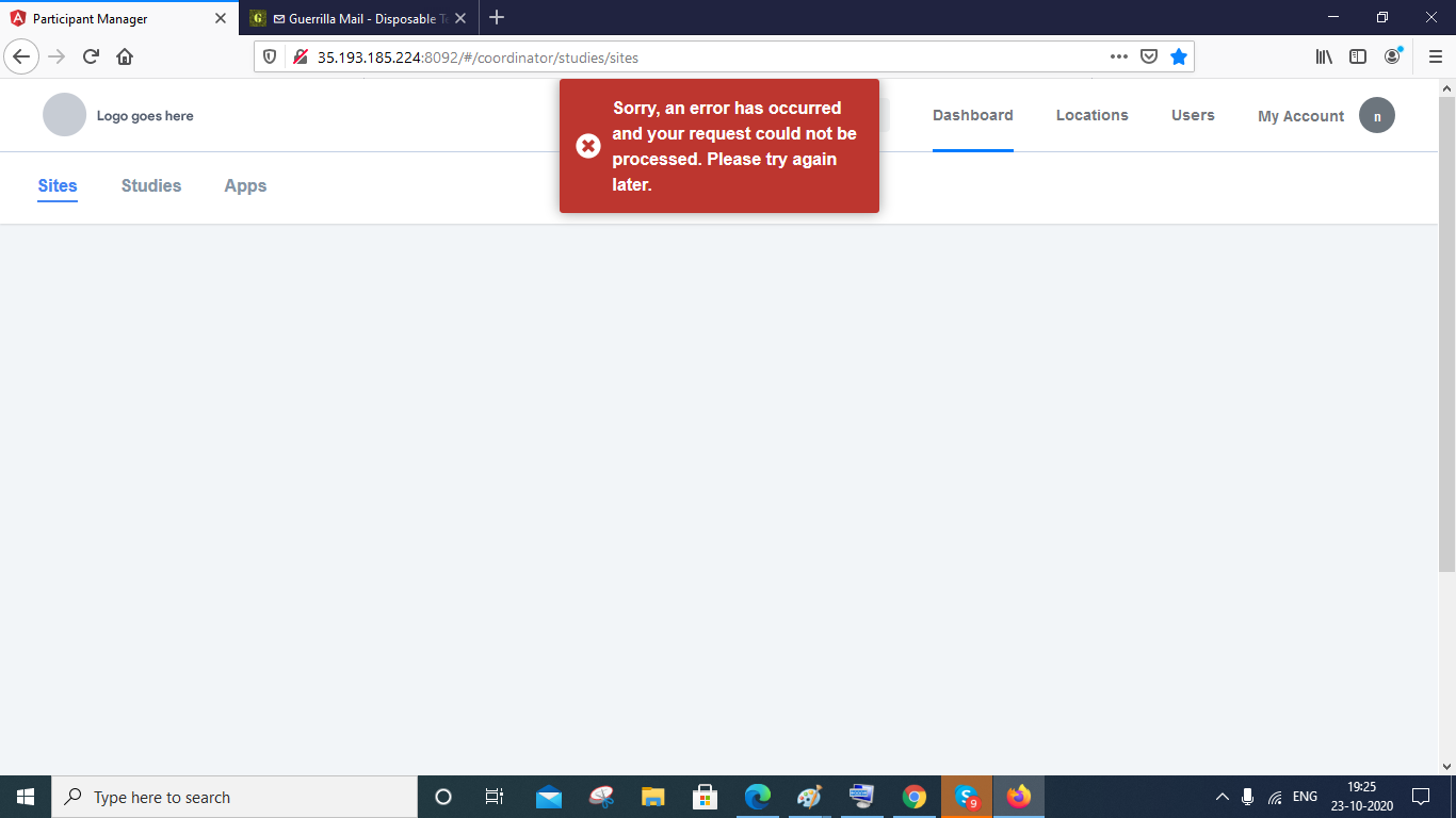 Unable to access sites tab · Issue #1643 · GoogleCloudPlatform/fda ...
