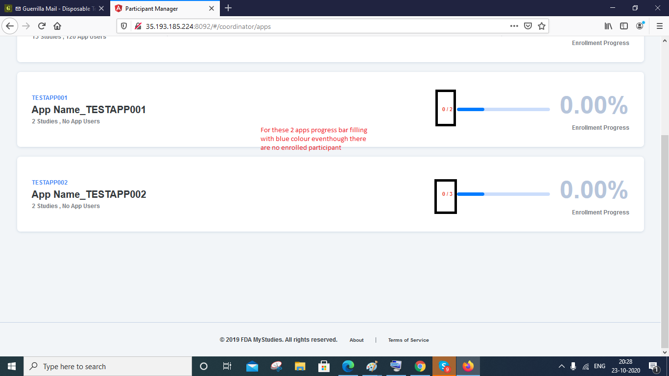 Apps tab > Progress bar issue · Issue #1645 · GoogleCloudPlatform/fda ...