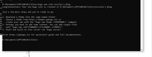 Creation of the site alt Text