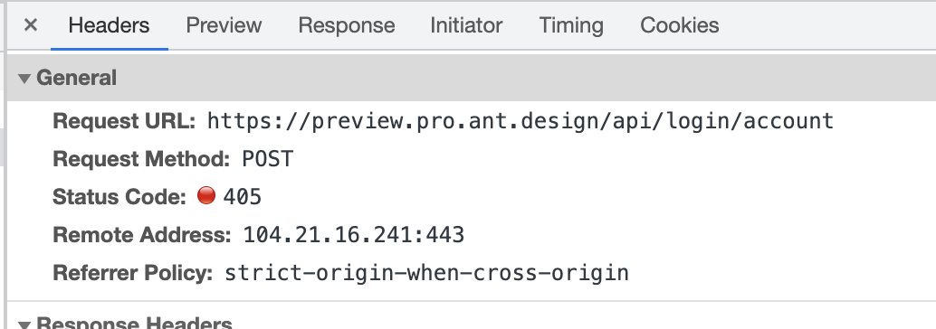 登陆失败🐛[BUG] · Issue #8811 · ant-design/ant-design-pro · GitHub