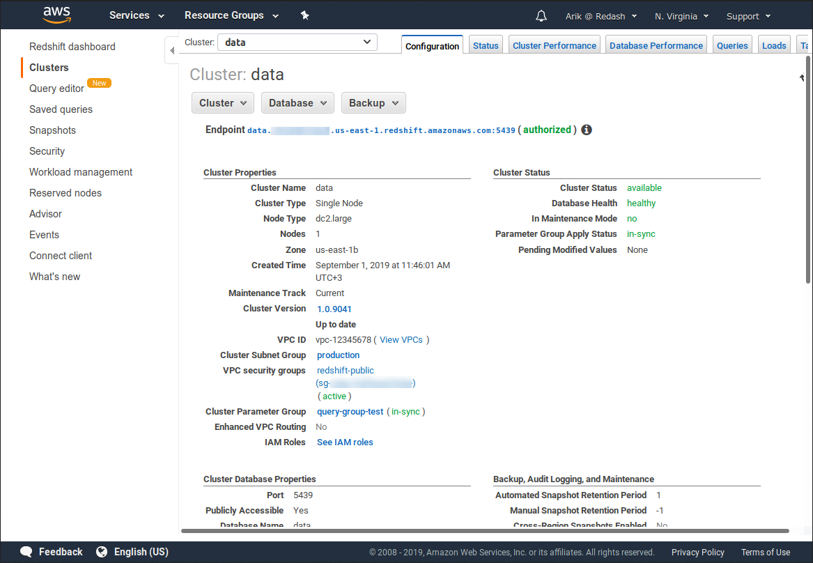 Amazon Redshift Setup Guide · Issue 287 · getredash/website · GitHub