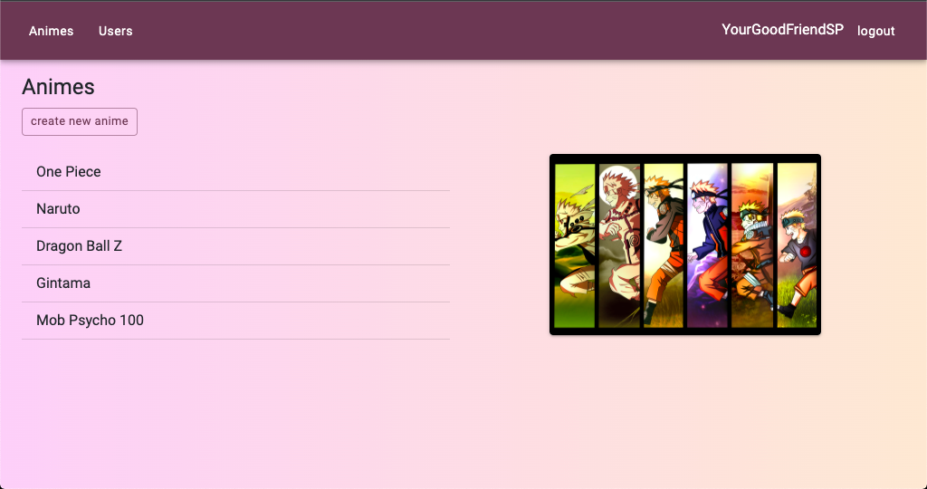GitHub - SaurabhP7/AnimeListFrontend: Contains Frontend code for AnimeHQ
