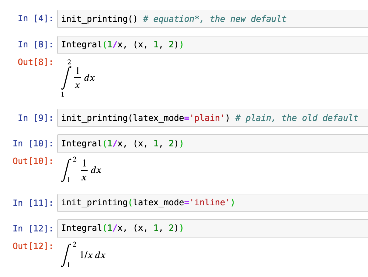 Pass the latex_mode flag of init_printing() through to the latex