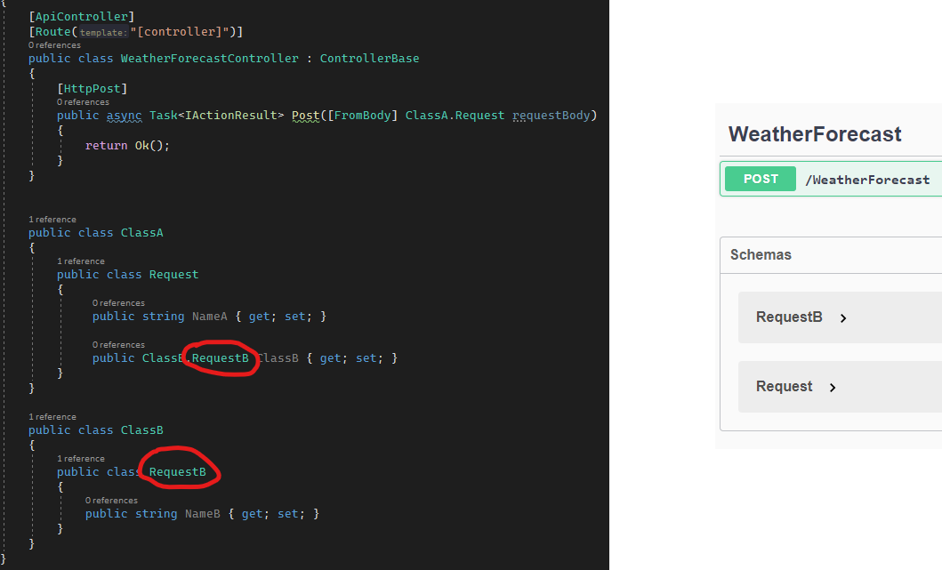 Subclass with the same name as the base class. · Issue #1340 ...