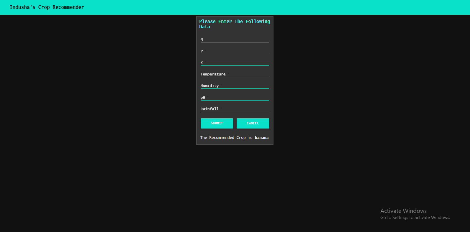 GitHub - INDUSHA-MAHESH/FRT-_PROJECT-Crop-Recommender: Utilizing the ...