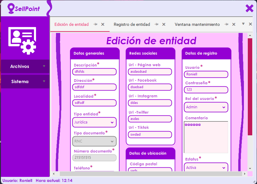 GitHub - RonP3B/SellPoint: Proyecto final de la materia Programacion-II ...