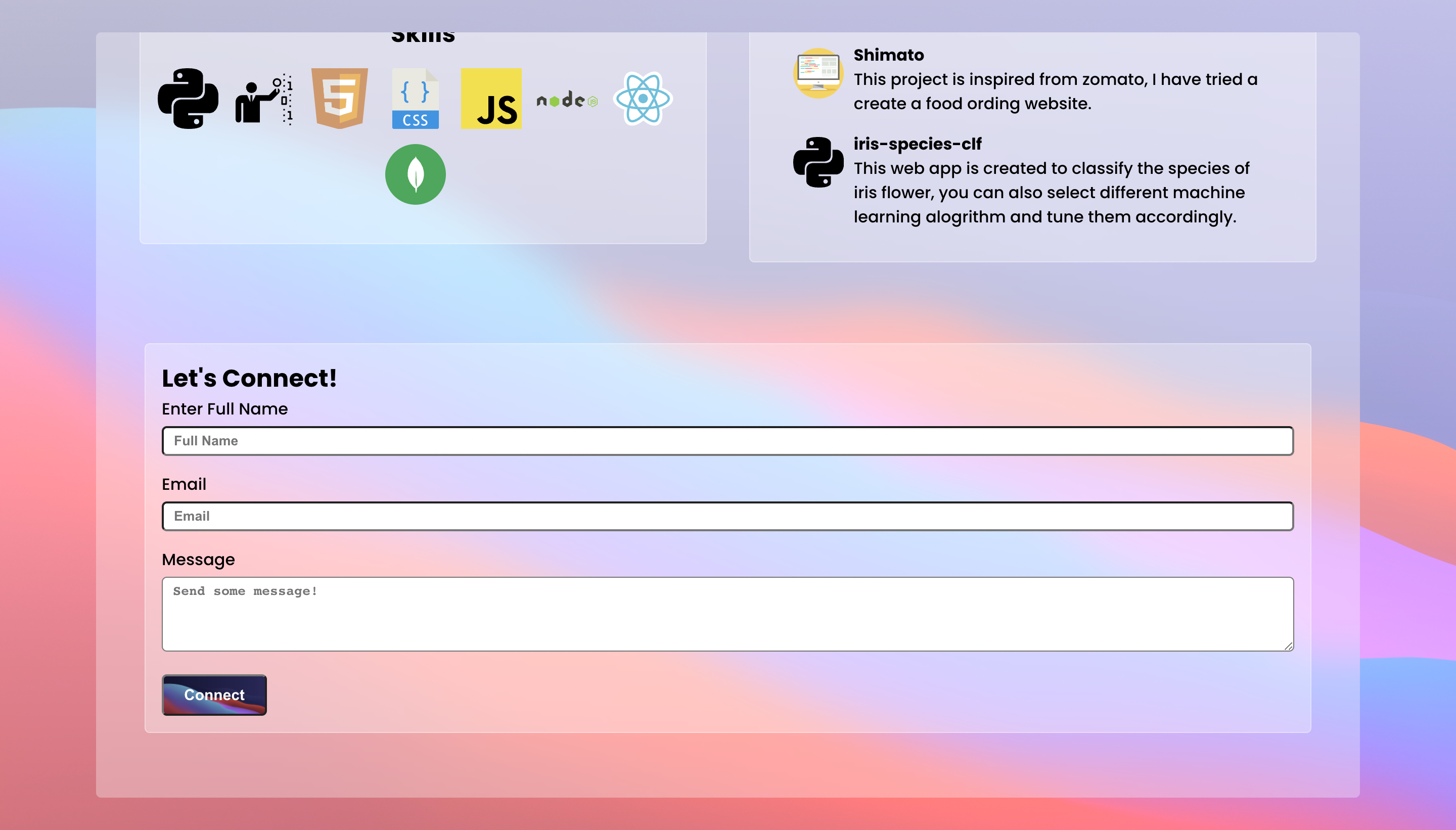 GitHub - ShishirShekhar/Portfolio2: Website