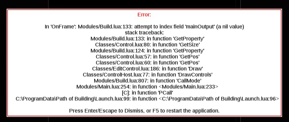Unknown Passive Tree Version · Issue #2009 · Openarl/PathOfBuilding ...