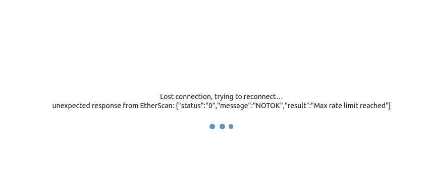 error - linux wallet
