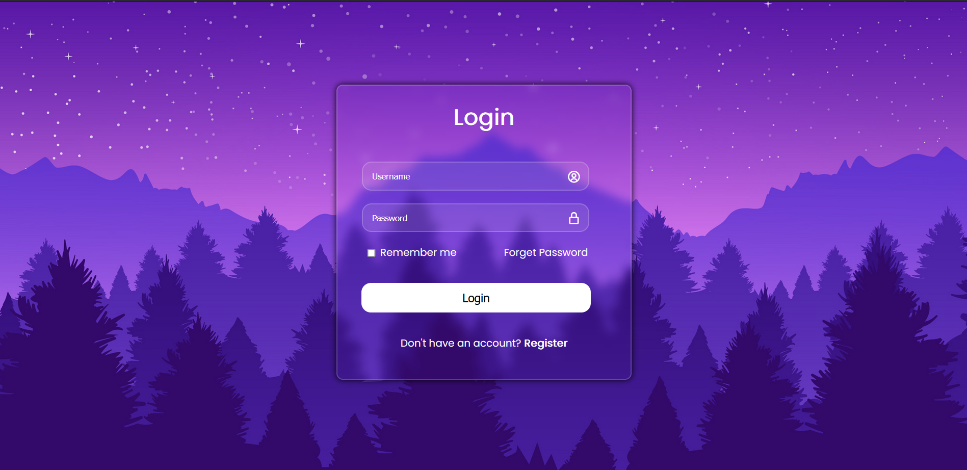 GitHub - ouss28/moderne-login-page-using-flexbox