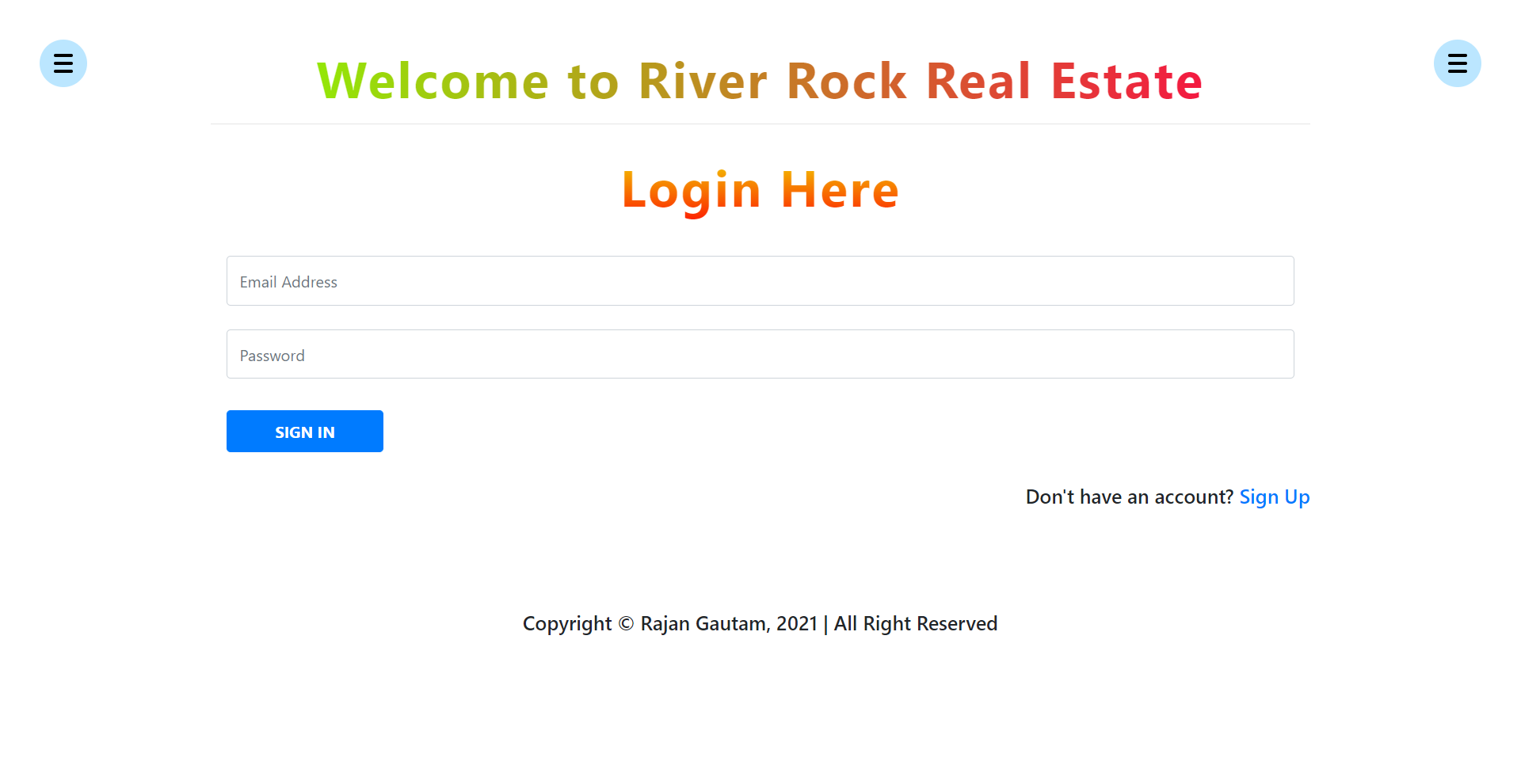 Real-Estate-Login