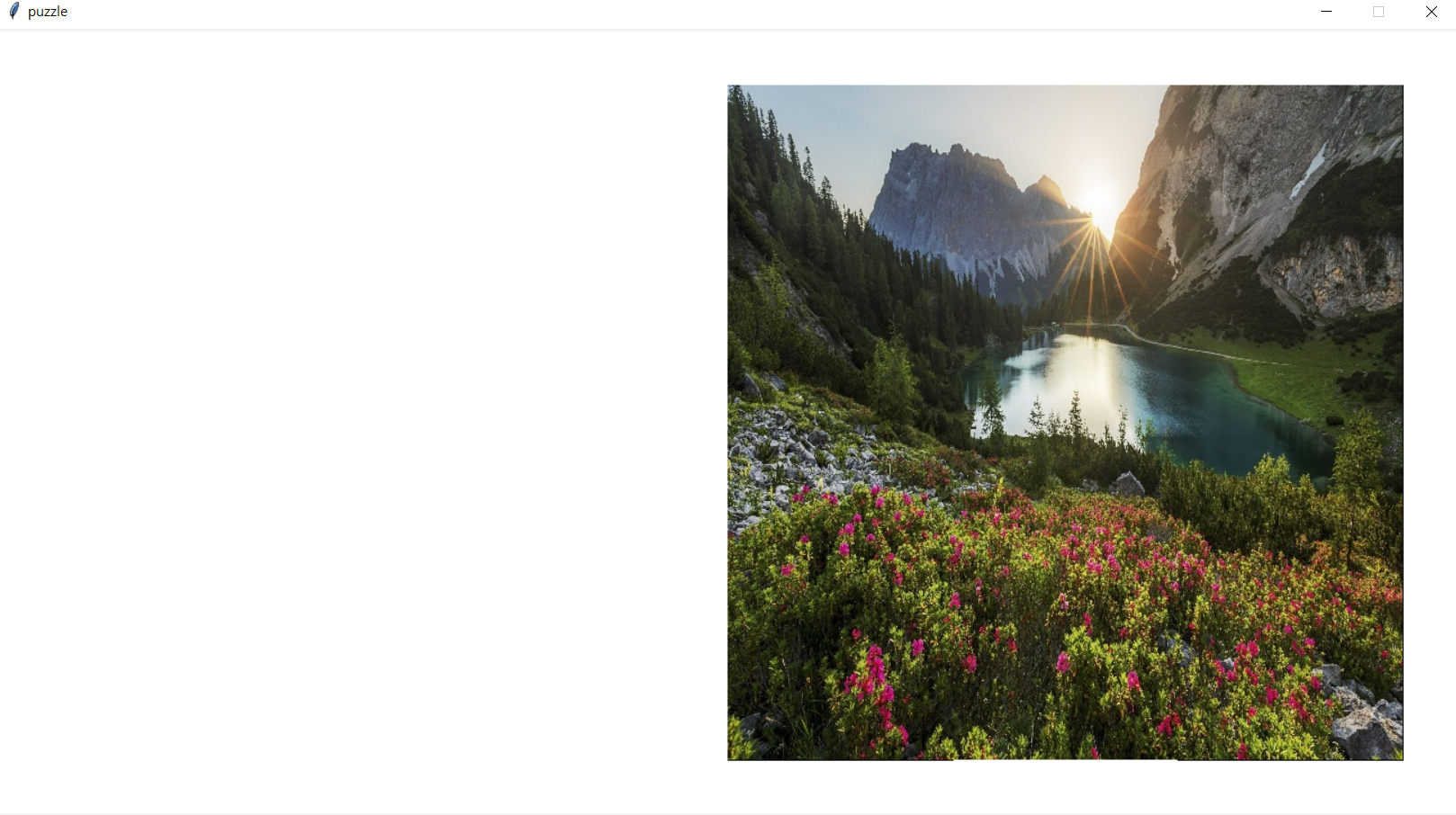 GitHub - moonsung1234/Puzzle: puzzle game with image (by python)