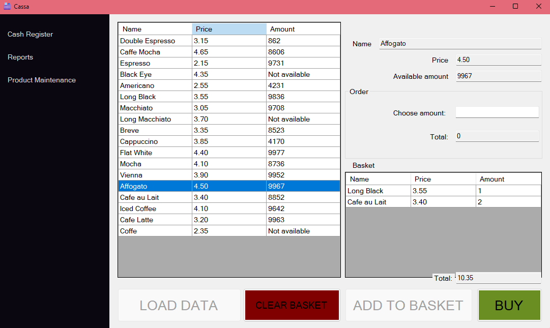 GitHub - Farka739/Cash-Register-System: The final project of the User ...