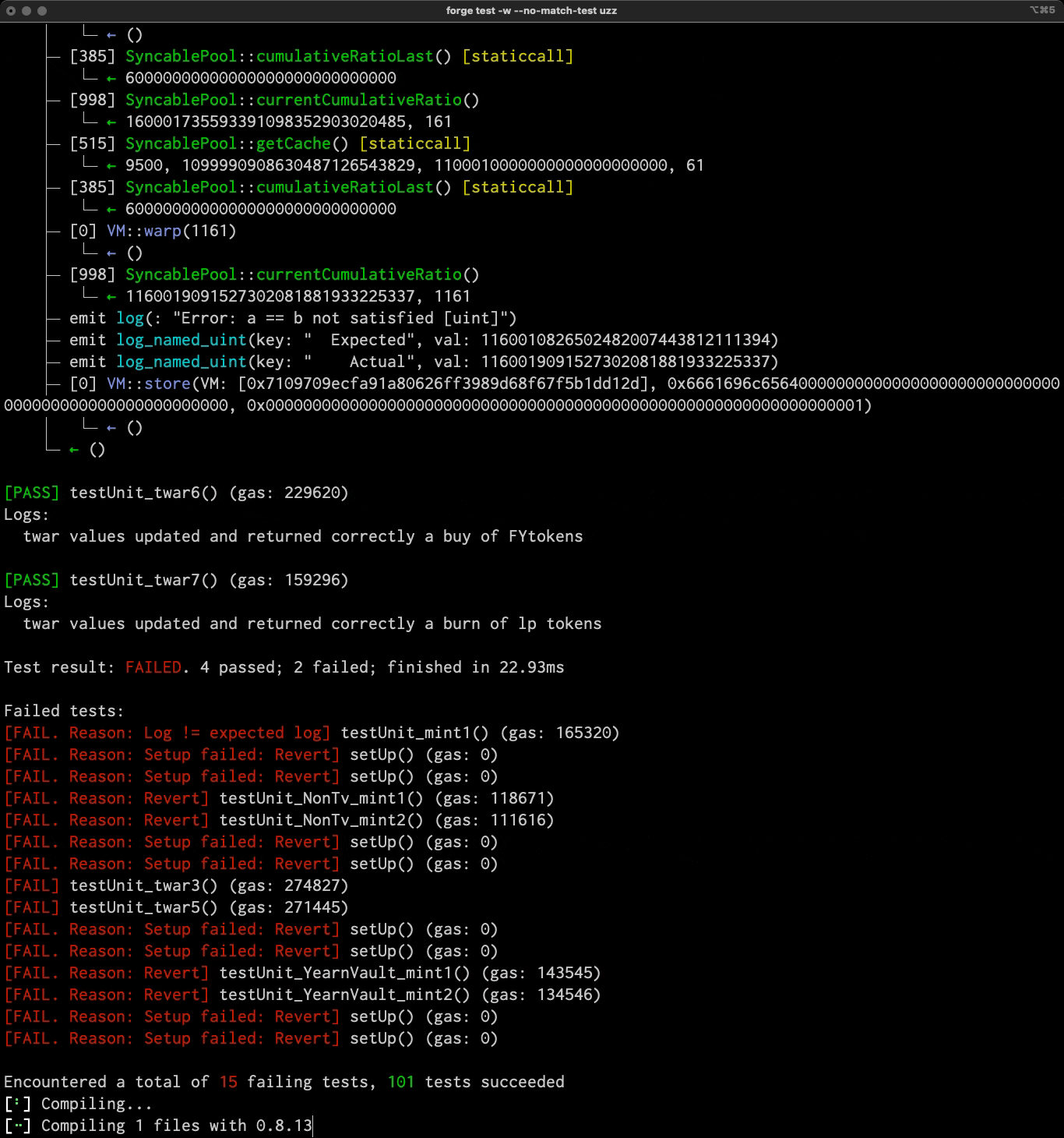 Tests "disappear" from watcher · Issue #1836 · foundry-rs/foundry · GitHub