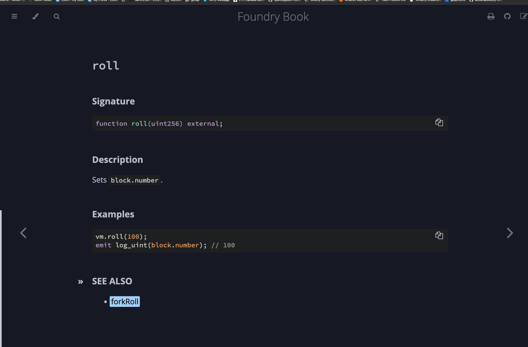 "forkRoll" link broken · Issue #512 · foundry-rs/book · GitHub