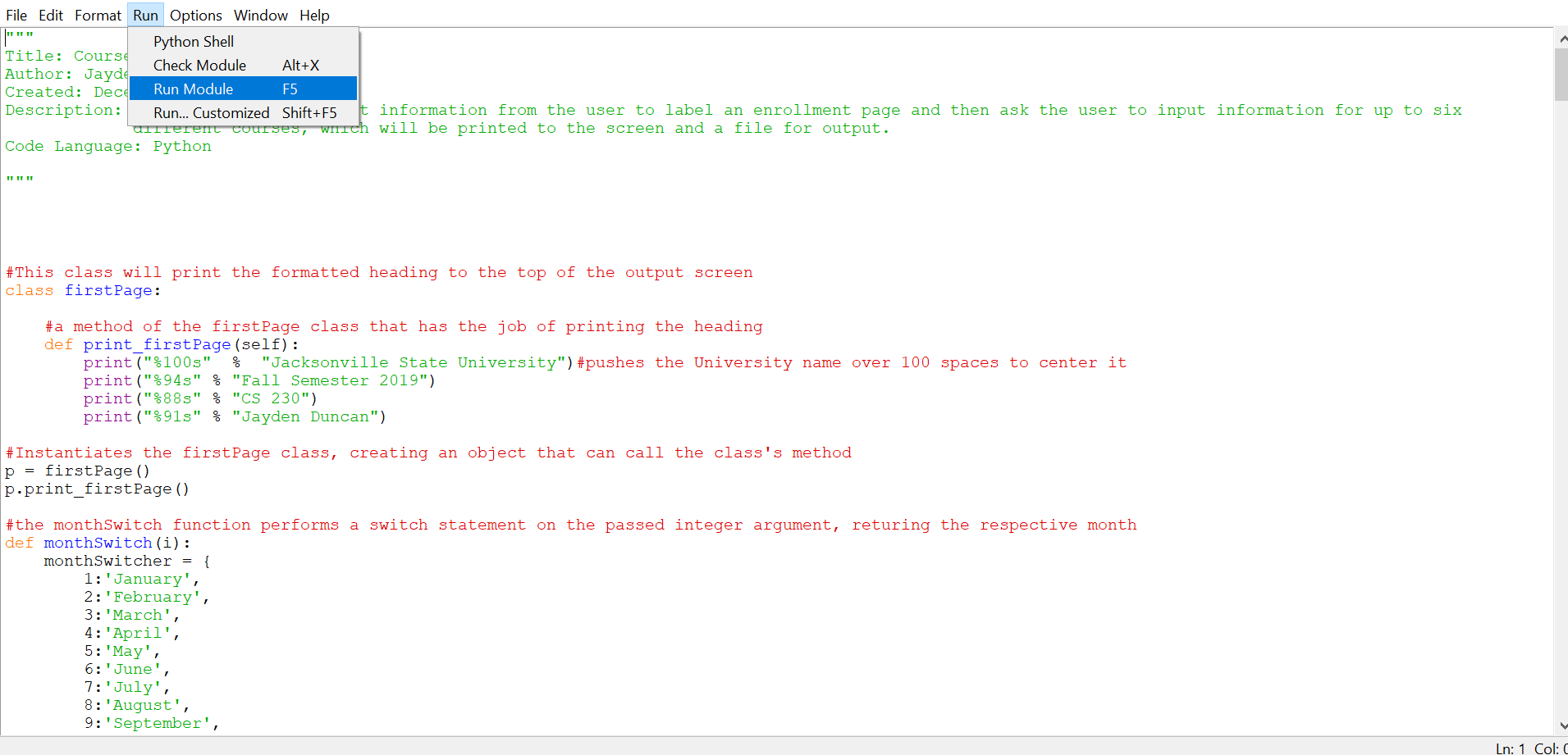 GitHub - jaydenduncan/Course-Enrollment-Simulator: This project accepts ...