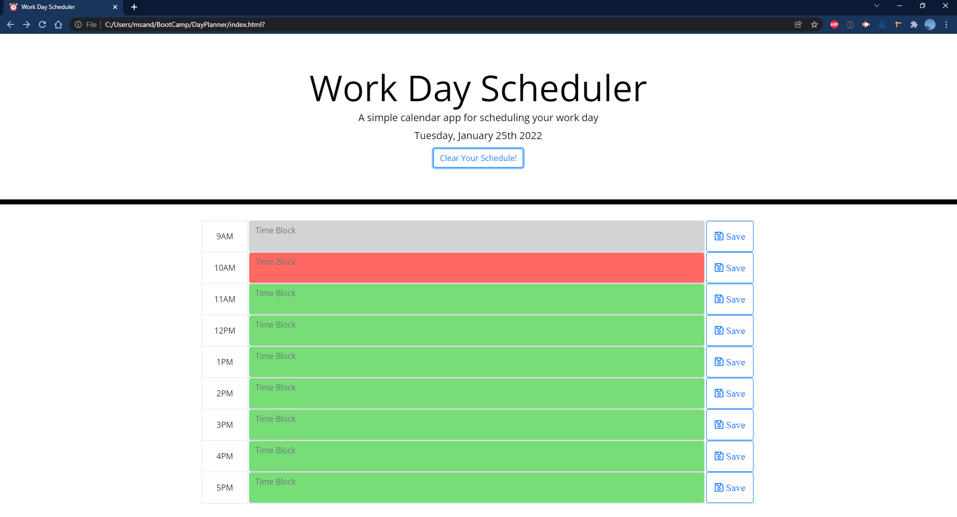 GitHub - Mike-C-Sanders/DayPlanner: A simple calendar application that ...