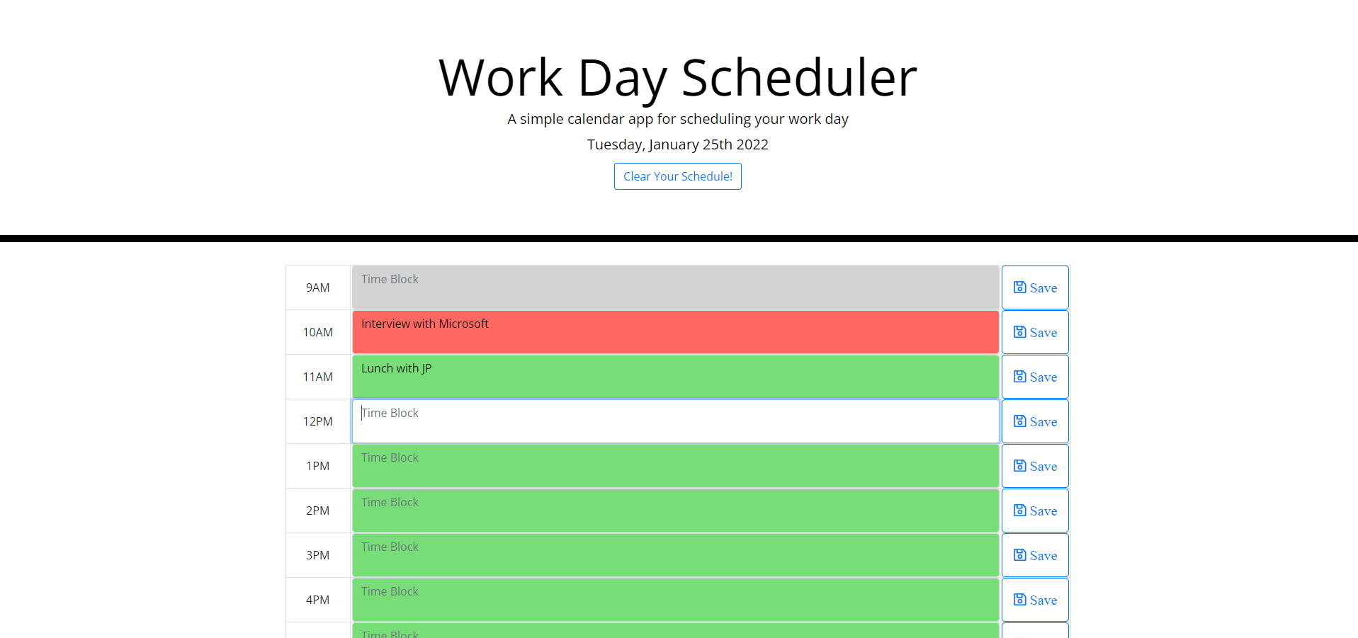 GitHub - Mike-C-Sanders/DayPlanner: A simple calendar application that ...
