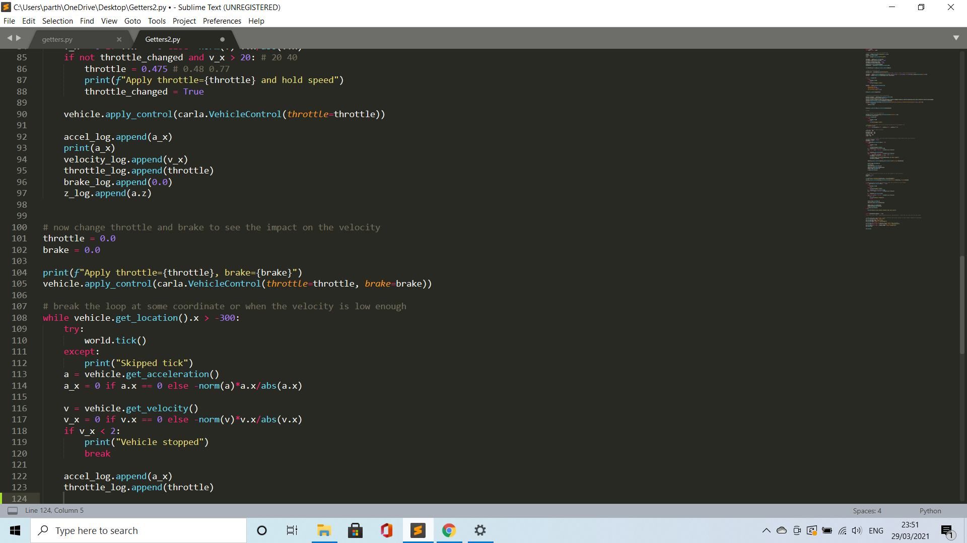 how to use setters and getters in carla · Issue #4022 · carla-simulator ...