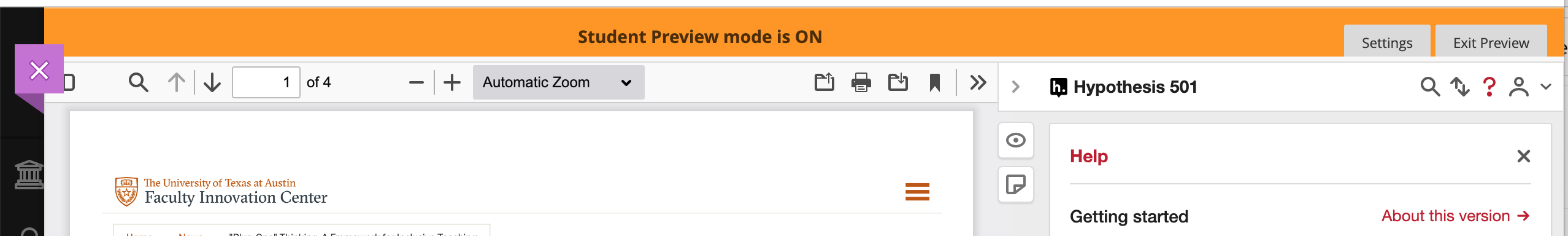Glitches in Blackboard Learn while in "Student Preview" mode · Issue ...