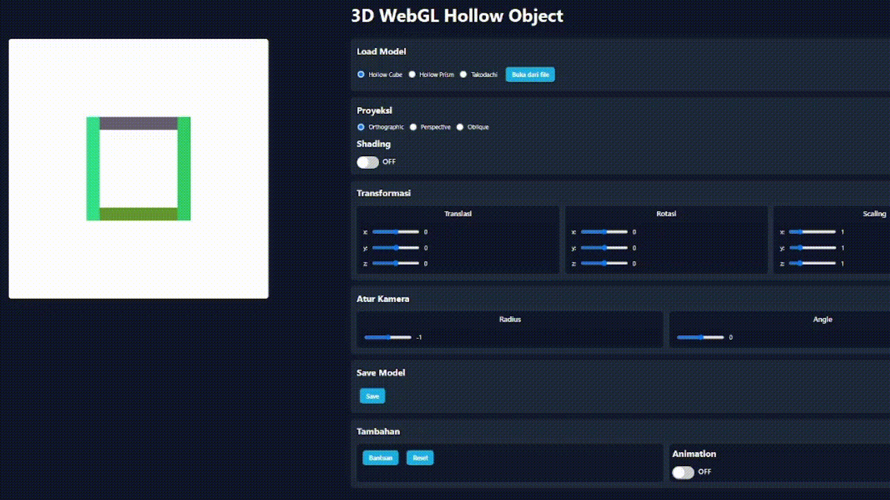 GitHub - dennisheraldi/IF3260_Tugas2_K03_G06: WebGL 3D Hollow Object