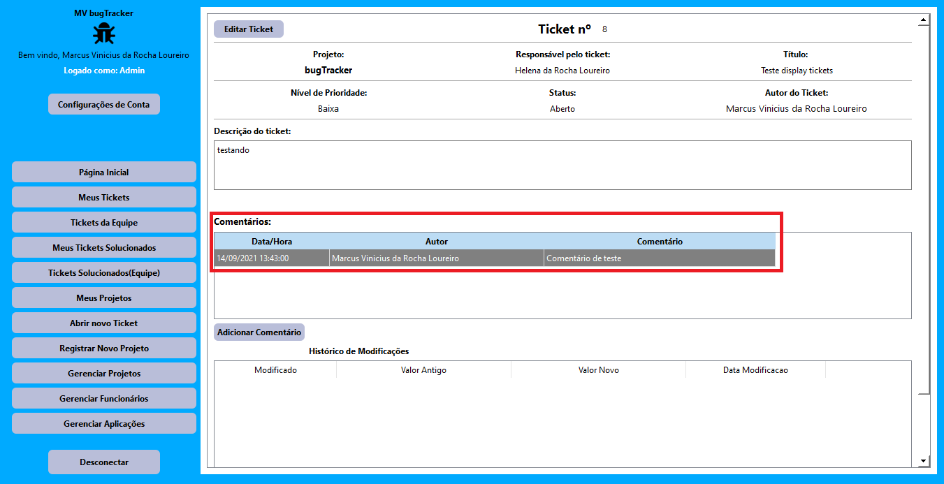 GitHub - marcusdrl/bugTracker: Bug tracker para auxiliar no controle ...