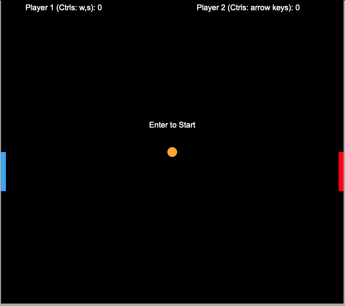 GitHub - cespana2/PongGame: 2 player classic pong game using Javascript ...