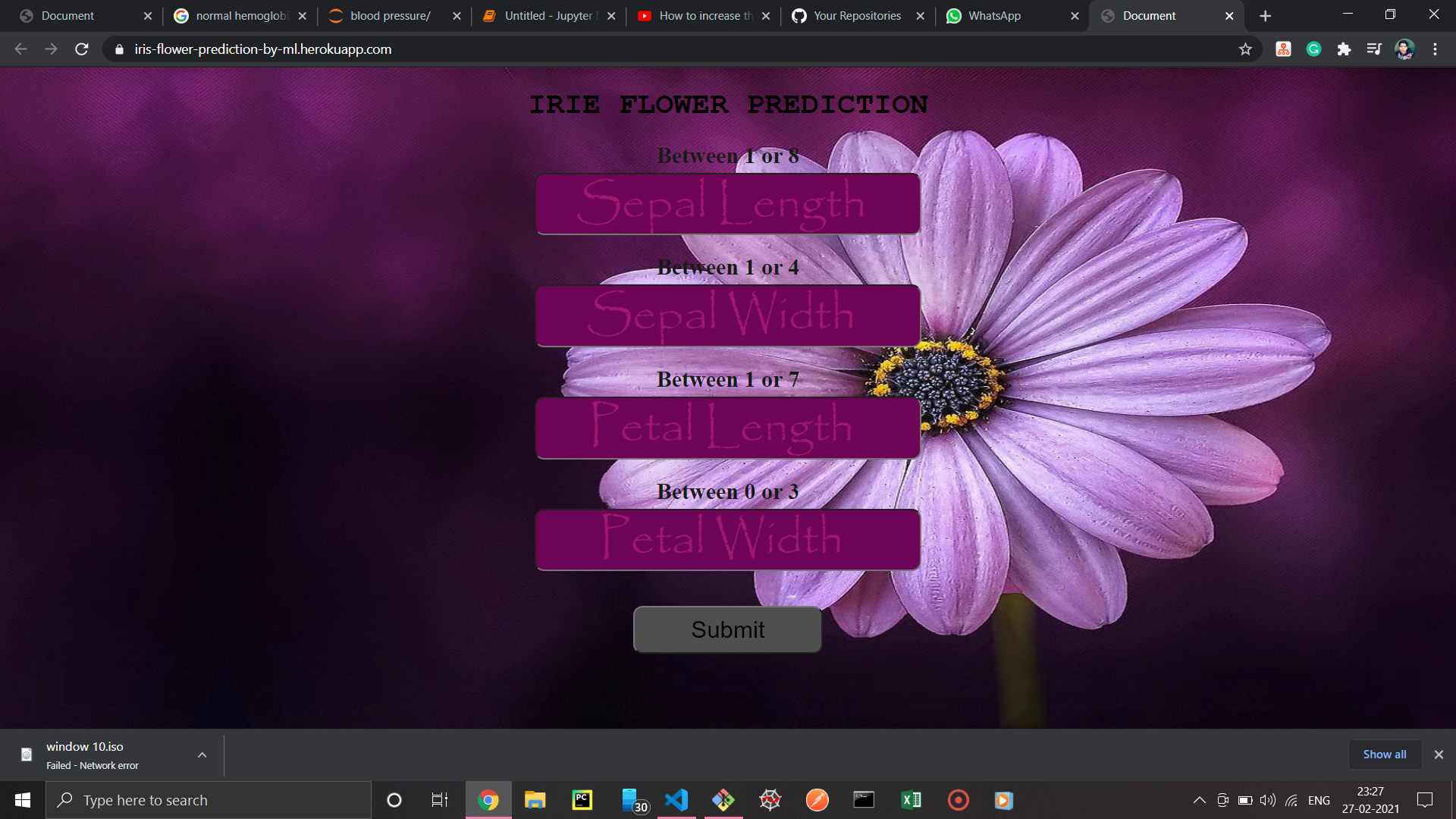 GitHub - xvinay28x/Iris_Data_Model: it is a model that predict iris flower