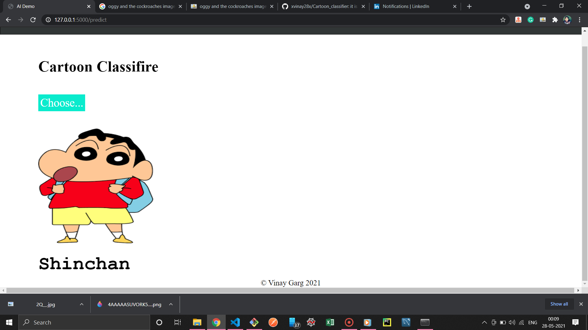 GitHub - xvinay28x/Cartoon_classifier: it is a cartoon classification ...